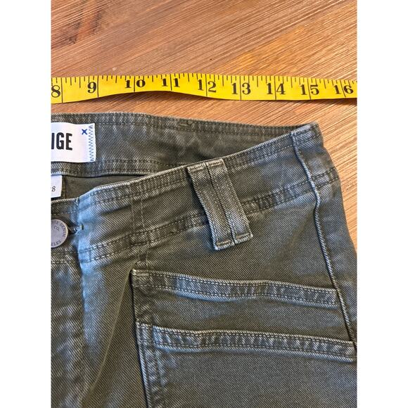 Paige Hoxton Ankle Jeans in Army Green - Picture 6 of 7